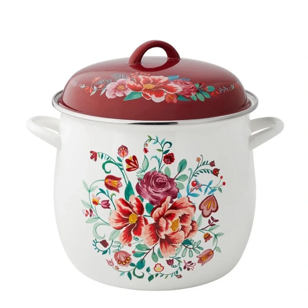 2023 ๐บ New Pioneer Woman Christmas Merry Meadows Stock Pot - Picture 3 of 5